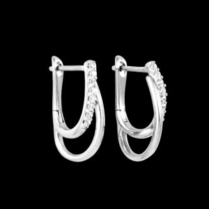El Toque Final Perfecto: Aretes de Rodio y Circonias Engastadas